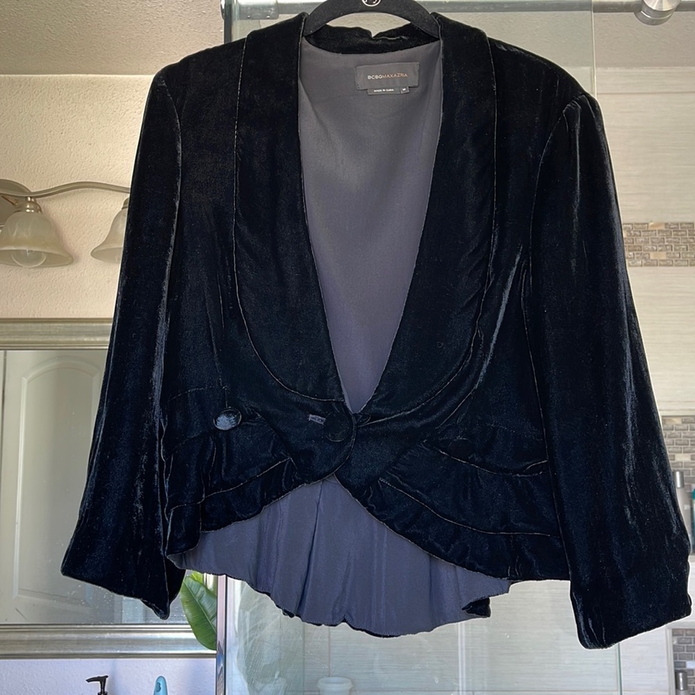 Bcbg velvet jacket